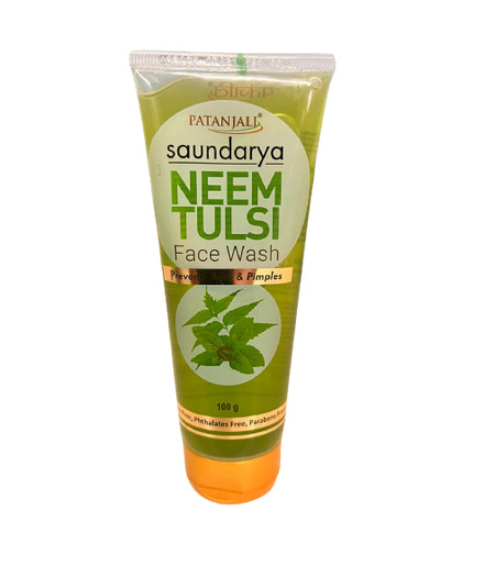 patanjali-saundarya-neem-tulsi-face-wash-100g